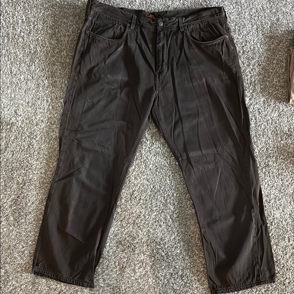 Men's Black Relaxed Fit Pants